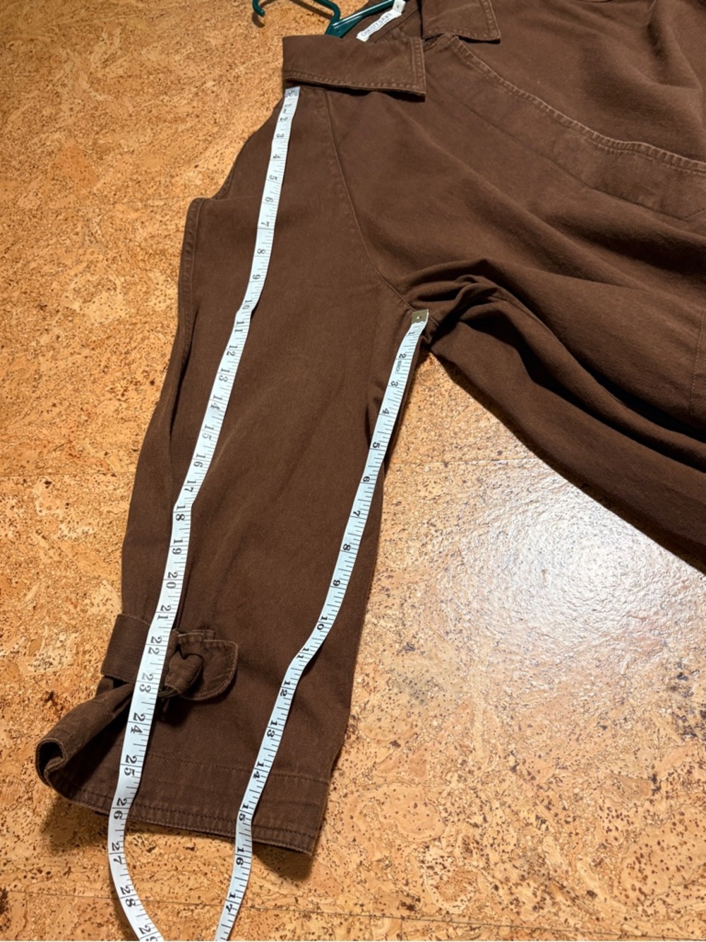 Christy Dawn The Leona Trench In Coffee Brown Organic Cotton Sz XL - Picture 14 of 15